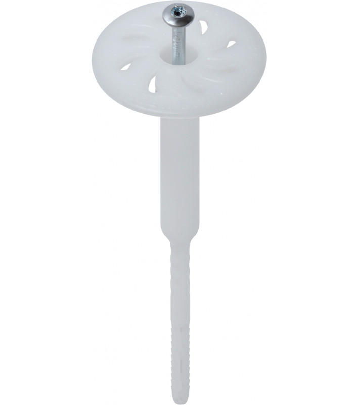 Univerzální talířová hmoždinka - dřík 8 mm, kov.šroub TORX 25, podloží A,B,C,E