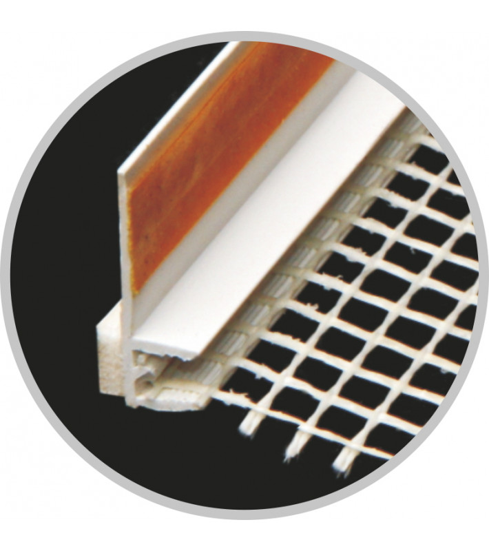 Okenní profil s páskou APU se sítí VERTEX