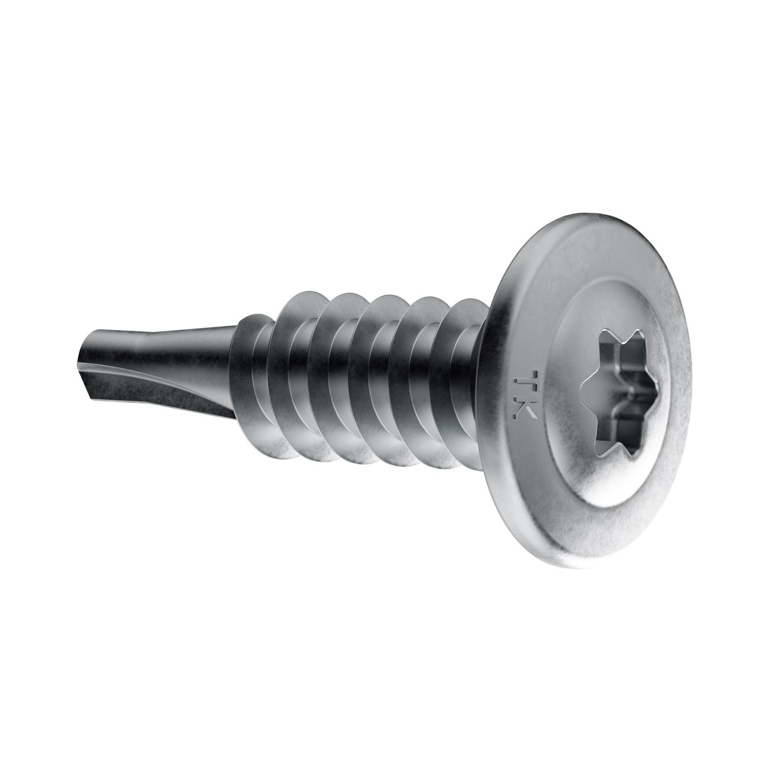 Vrut 4,9 x 22 mm s čočkovou rozšířenou hlavou, Torx 25, antikor povrchovou úpravou MAGNI silver TQT