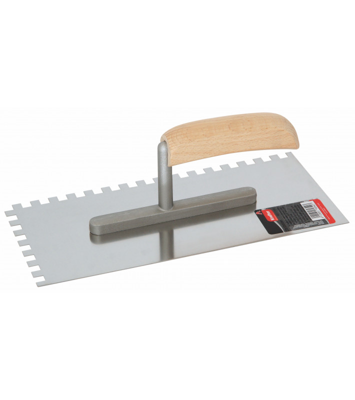 Hladítko nerezové zubové