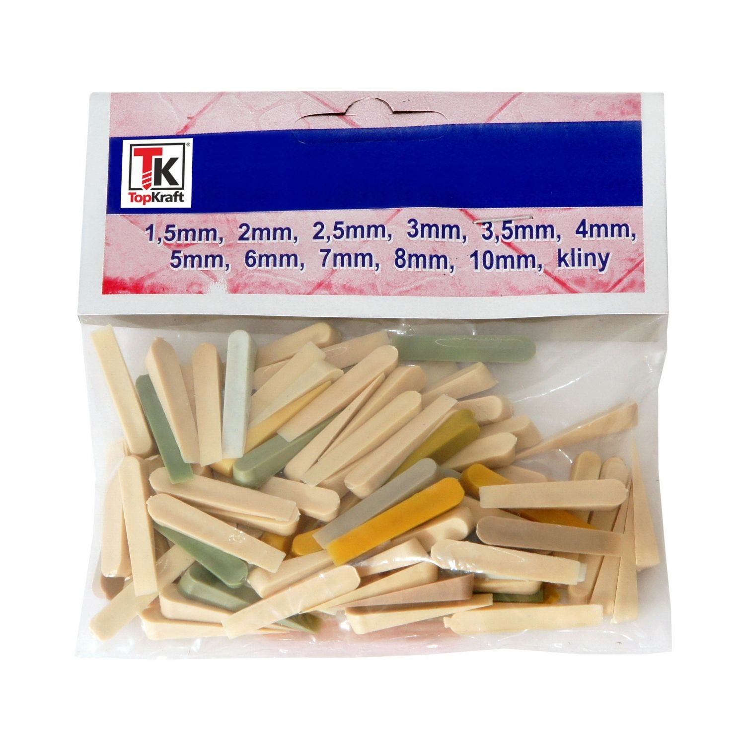 Klínky na lepení obkladů 0 až 4 mm KR17-4140