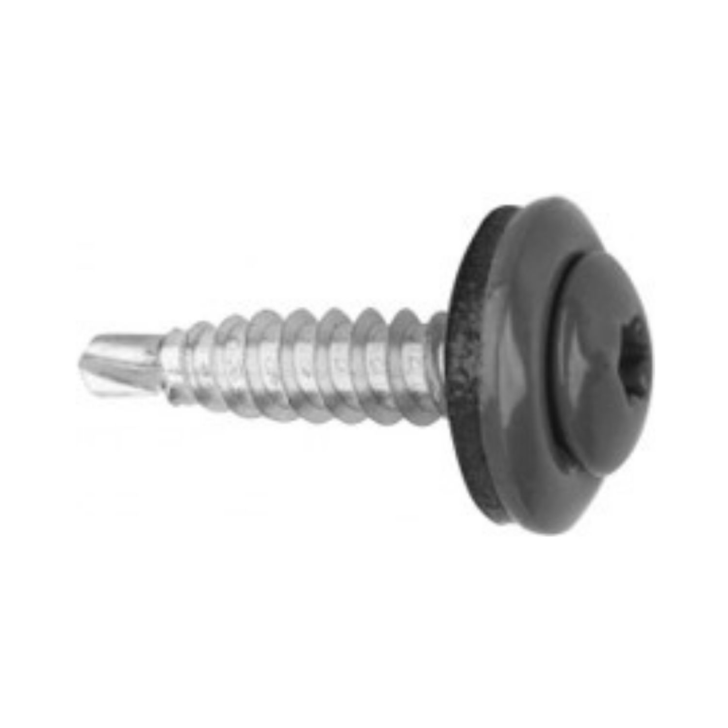 Klempířský šroub 4,8 x 20 mm do 2,5mm s podložkou, Torx 20 - dřevo + bit SWD