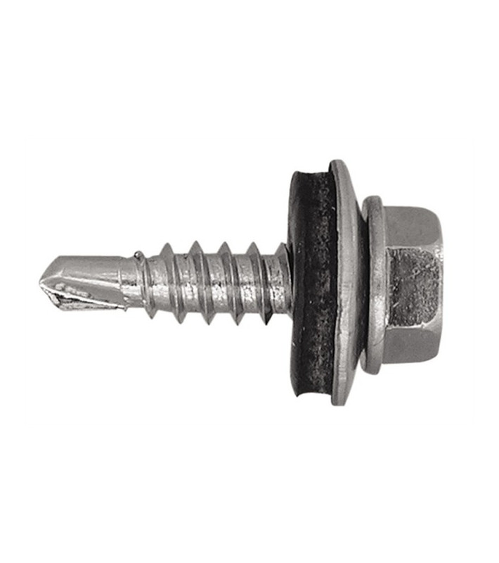 Samořezný šroub pro ocelové konstrukce a plechy s podložkou