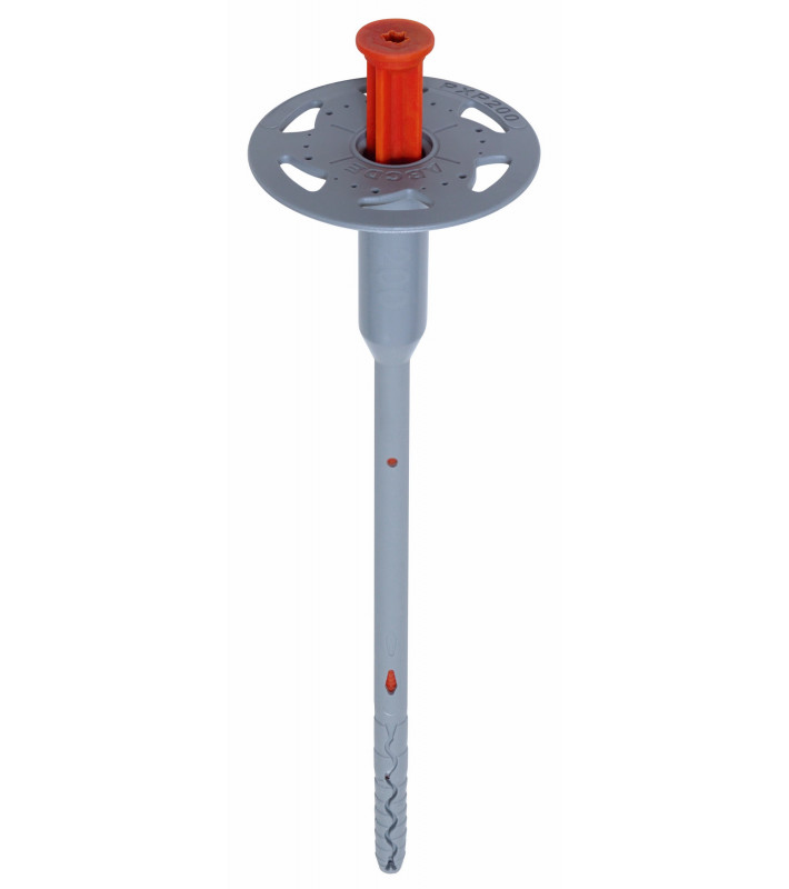 TK-PXP-PV 240 talířová hmoždinka s plastovým šroubovacím trnem - NOVINKA podloží A,B,C,D,E