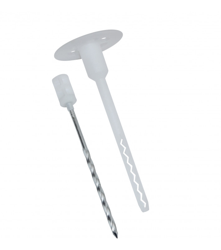 Univerzální talířová hmoždinka - dřík 8mm, kovová zatloukací, podloží A,B,C